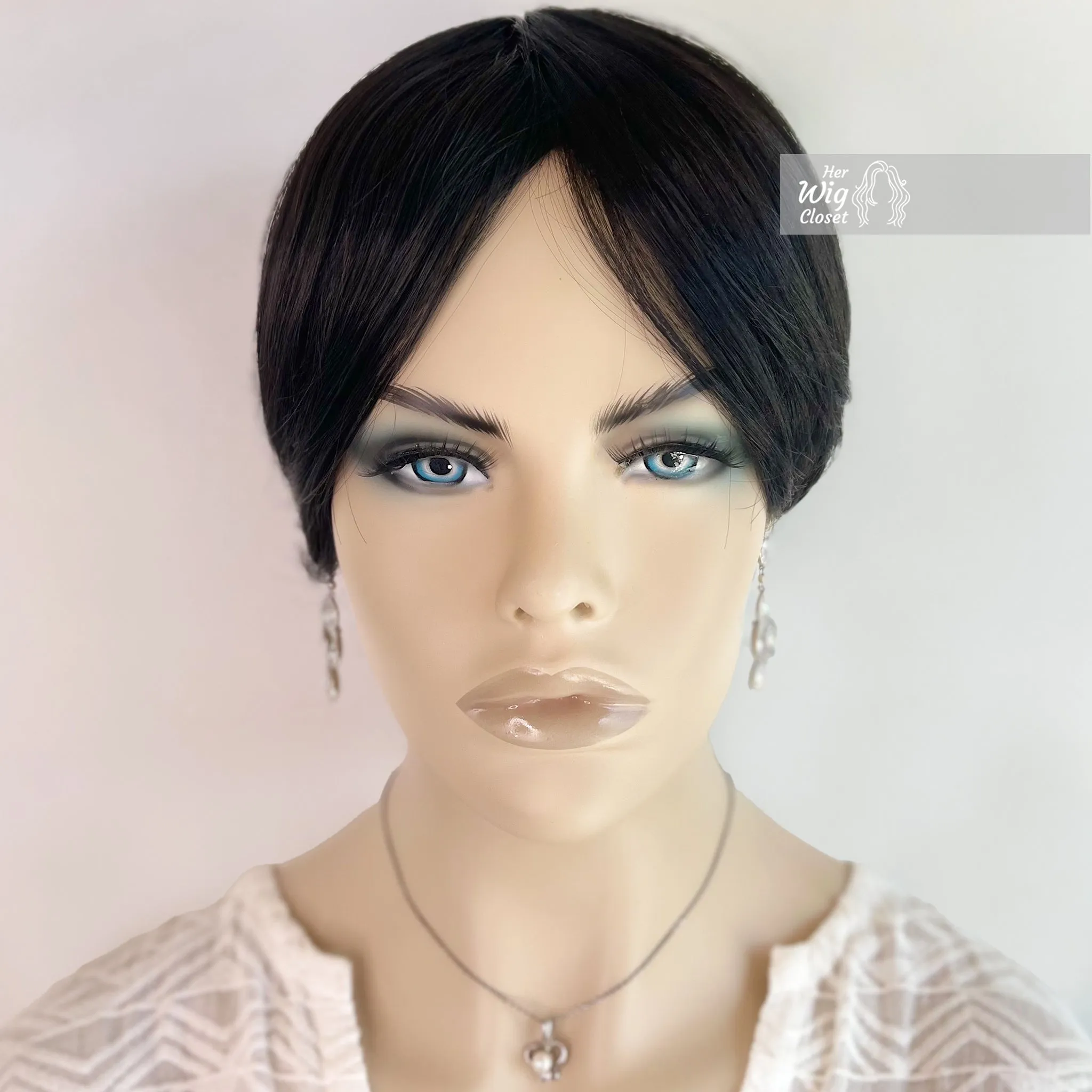 Natural Black Short Bob Wig | Her Wig Closet | Bethel