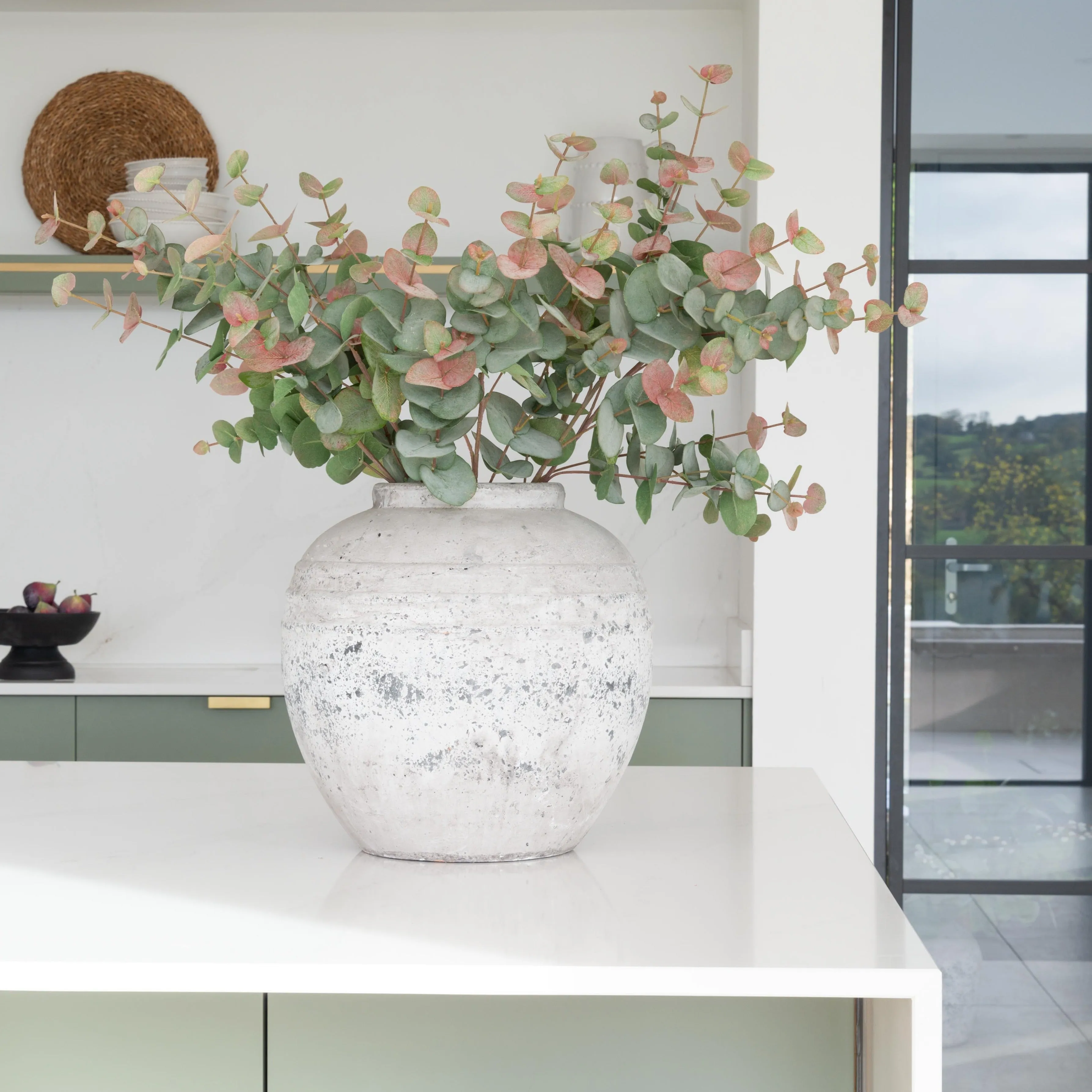 Natural Blush Eucalyptus Stem