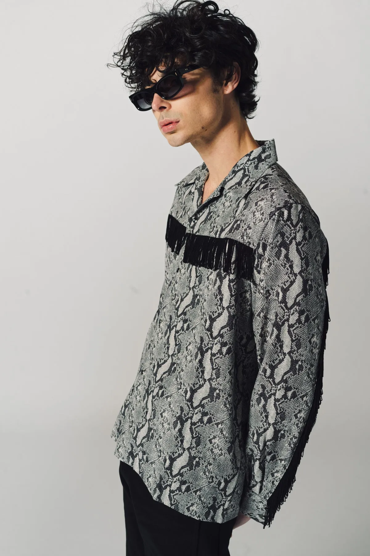 NEEDLES | FRINGE ONE-UP SHIRT