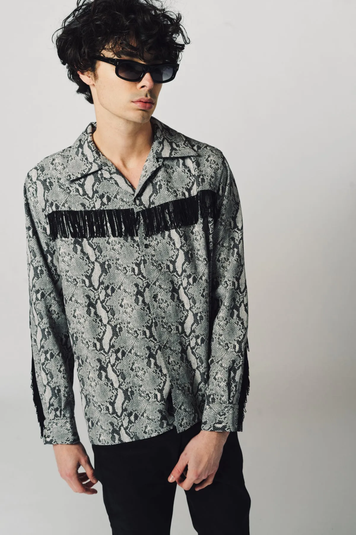 NEEDLES | FRINGE ONE-UP SHIRT