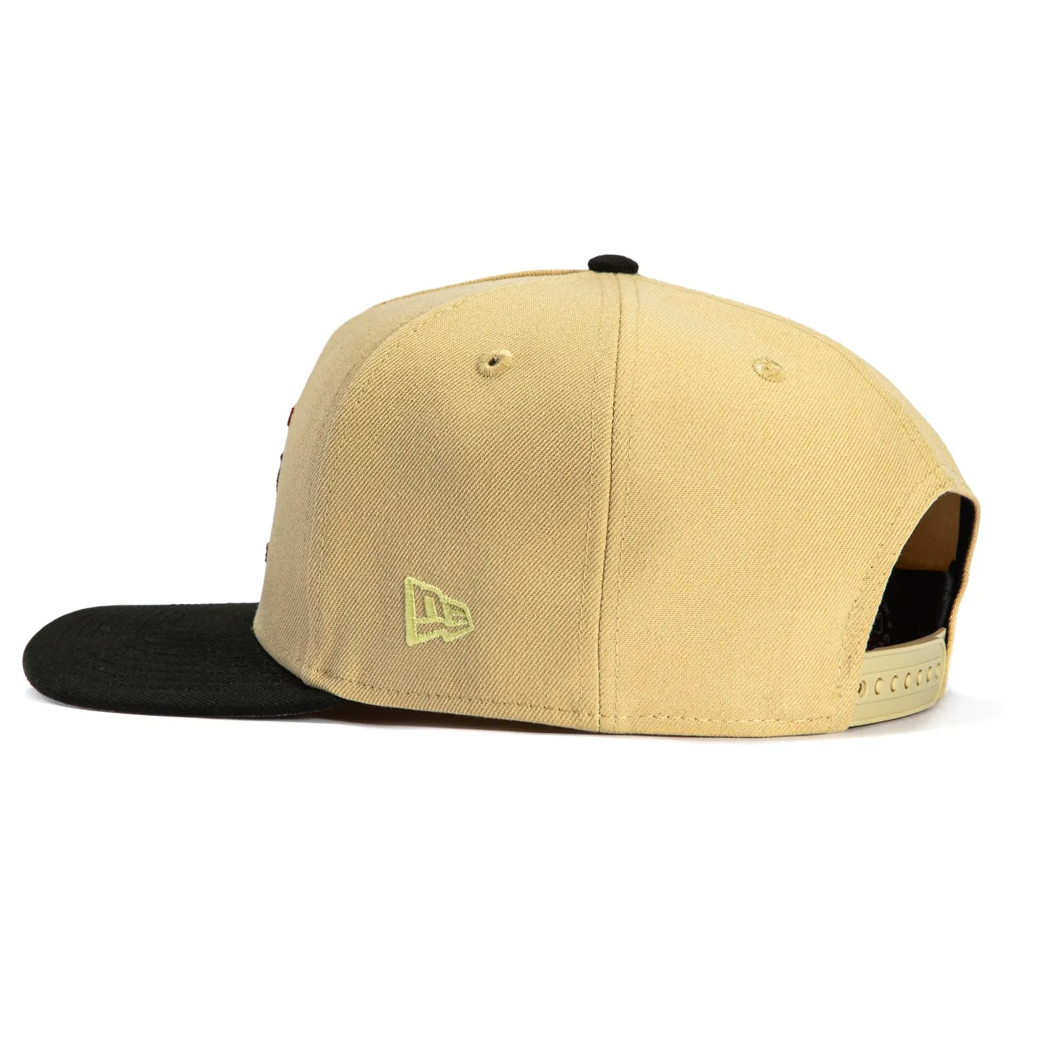 New Era 9Fifty A-Frame Arizona Diamondbacks Spring Training Logo Snapback Hat - Tan, Black