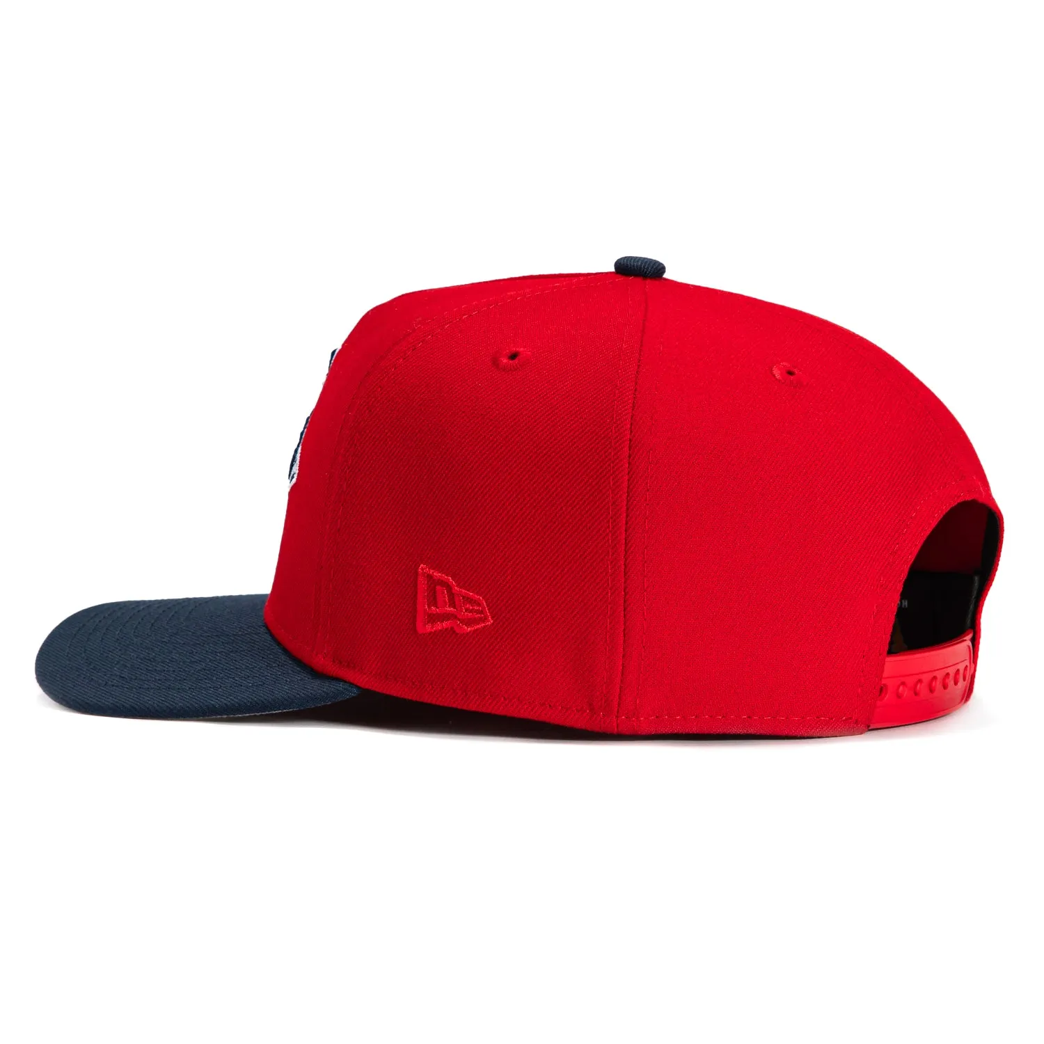 New Era 9Fifty A-Frame Florida Panthers Logo Patch Snapback Hat - Red, Navy