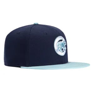New Era 9Fifty Chicago Cubs Snapback Alternate Hat - Navy, Light Blue