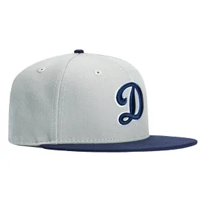 New Era 9Fifty Los Angeles Dodgers Snapback D Hat - Grey, Light Navy