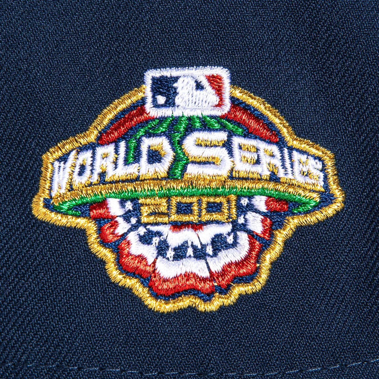 New Era 9Forty A-Frame Arizona Diamondbacks 2001 World Series Patch D Snapback Hat - Navy, Metallic Copper