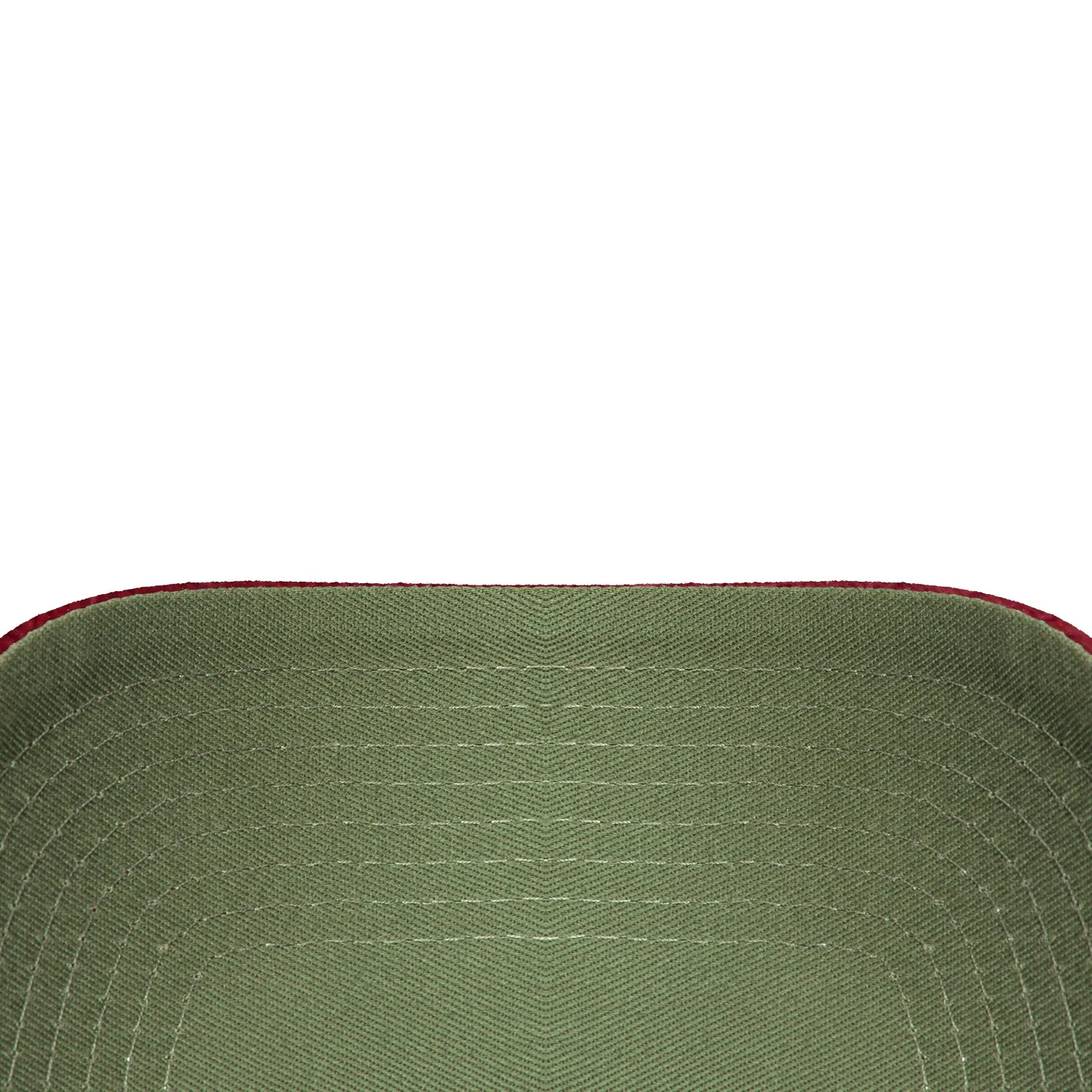 New Era 9Forty A-Frame Colorado Avalanche Logo Patch Snapback Hat - Olive, Cardinal