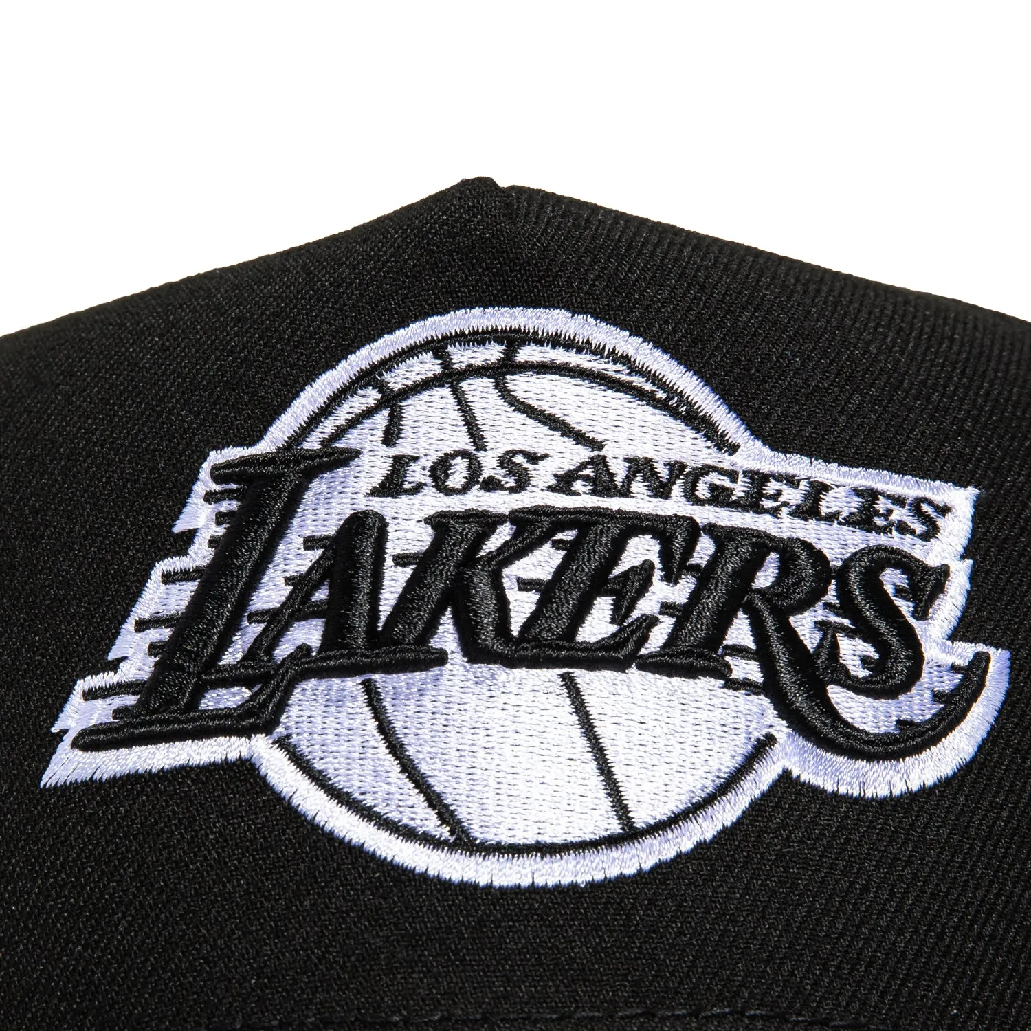 New Era 9Forty A-Frame Los Angeles Lakers Snapback Hat - Black, White