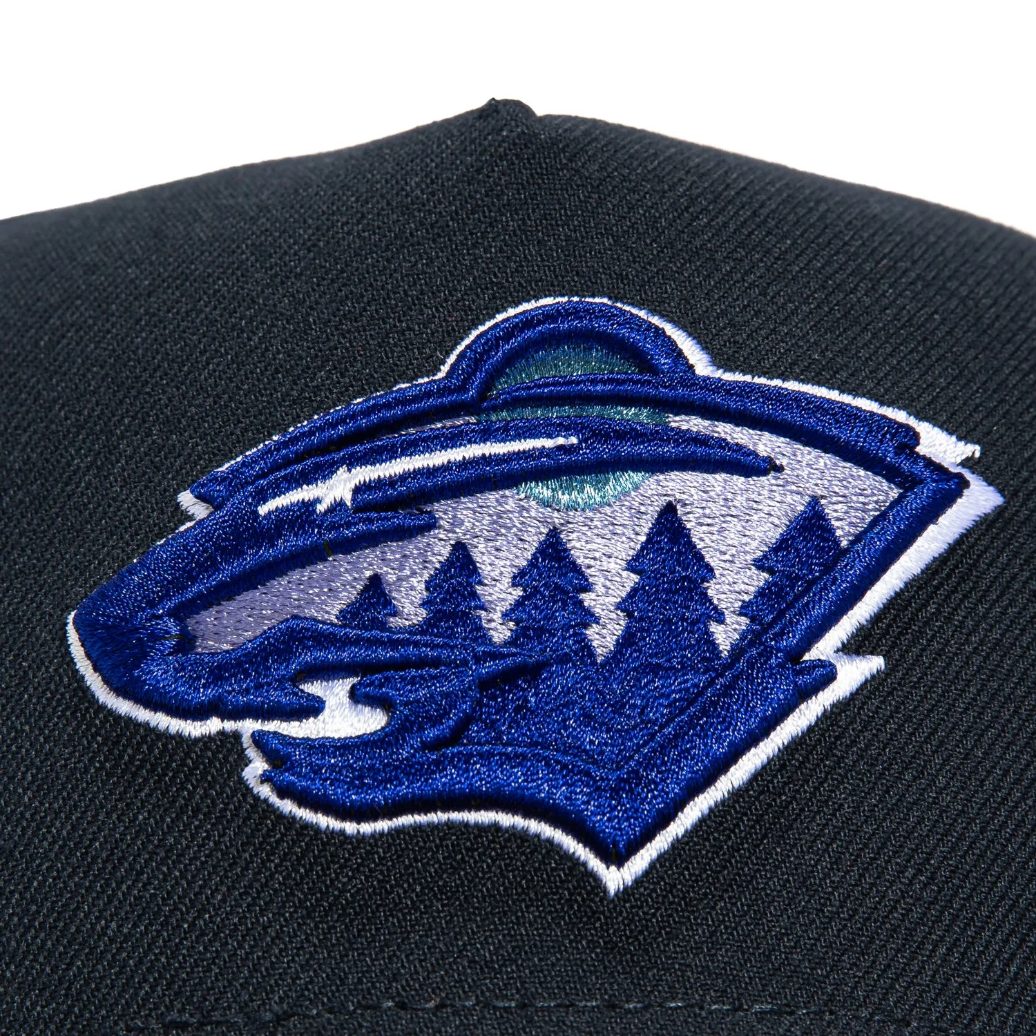 New Era 9Forty A-Frame Minnesota Wild 2004 All Star Game Patch Snapback Hat - Navy