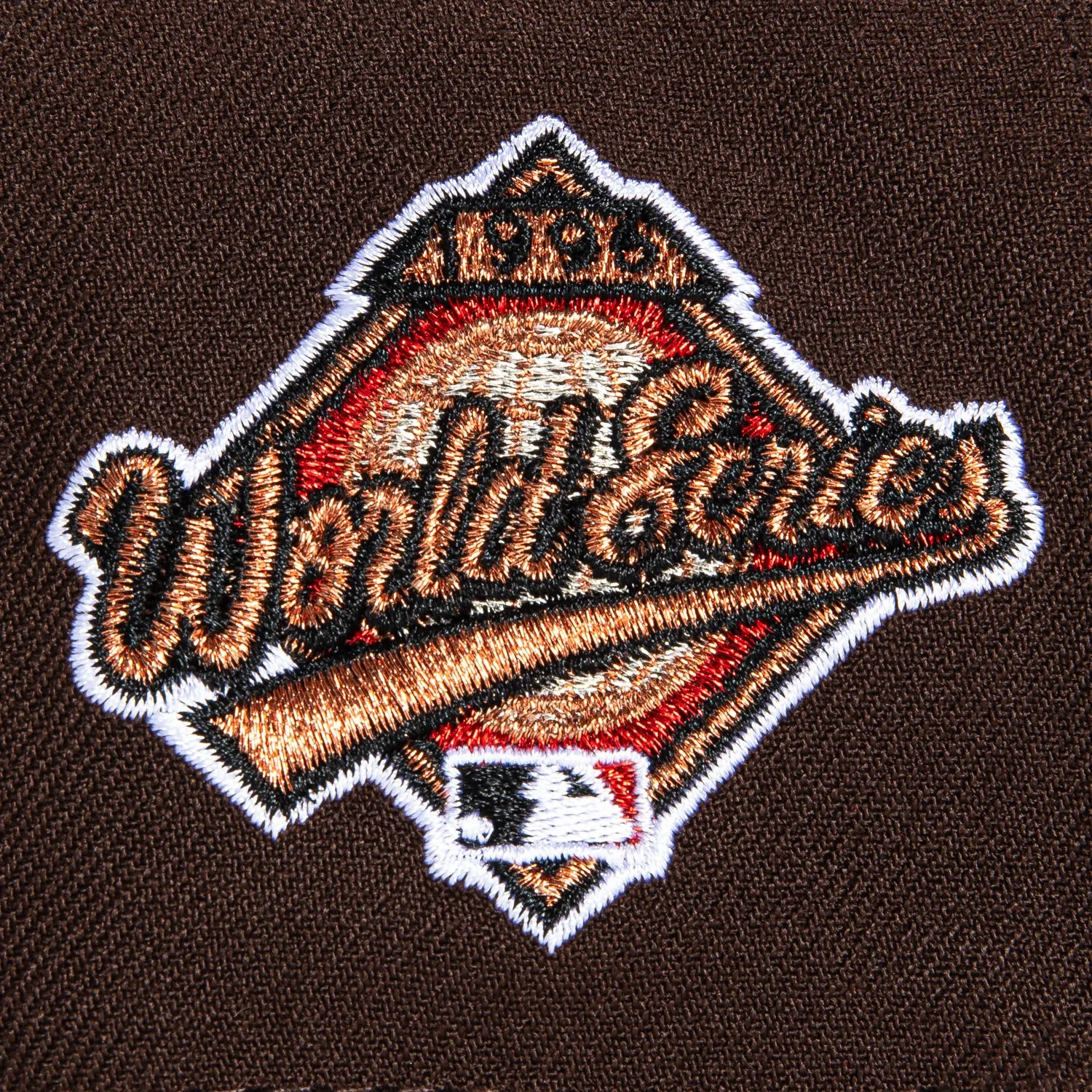 New Era 9Forty A-Frame New York Yankees 1996 World Series Patch Snapback Hat - Brown