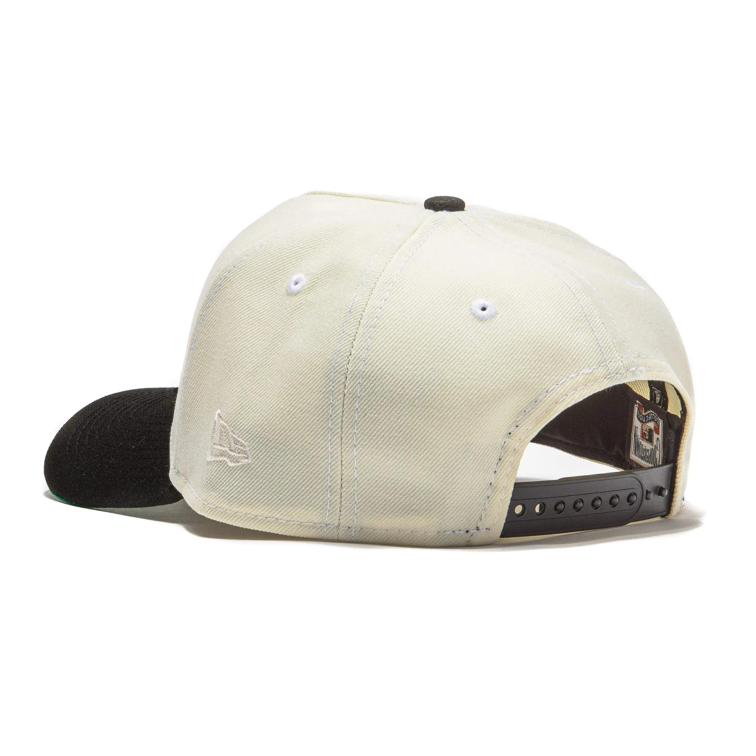 New Era 9Forty A-Frame White Dome San Francisco Giants 50th Anniversary Patch Snapback Hat - White, Black