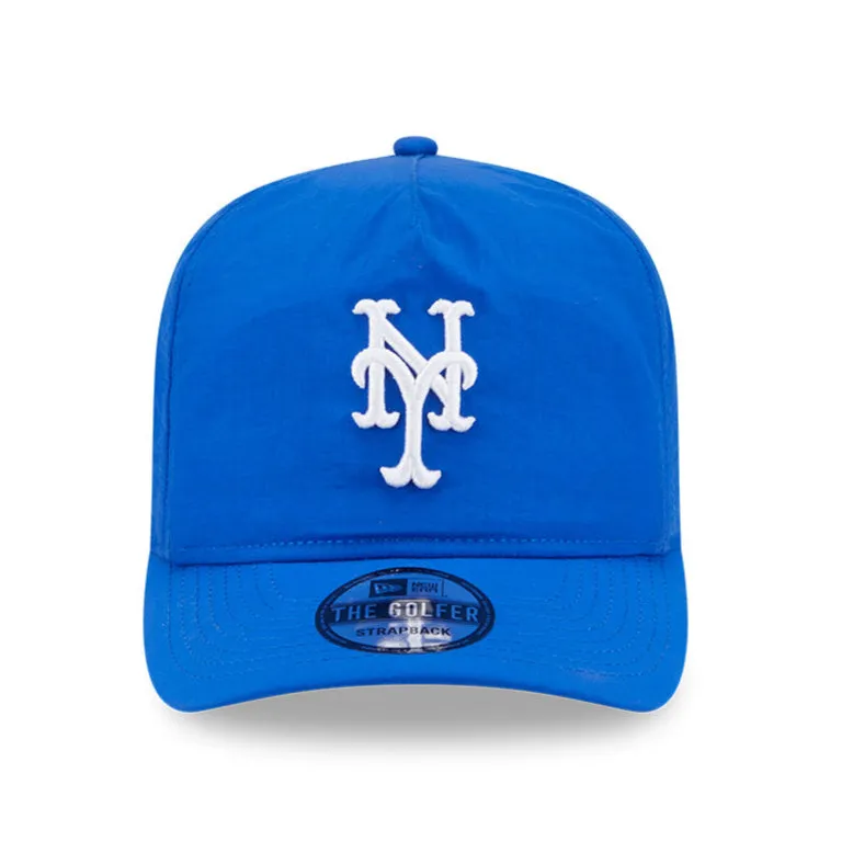 New Era Golfer Everyday Nylon New York Mets Strapback Hat - Light Royal