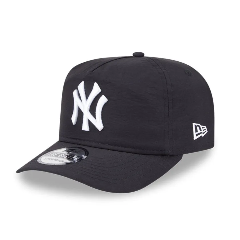 New Era Golfer Everyday Nylon New York Yankees Strapback Hat - Black