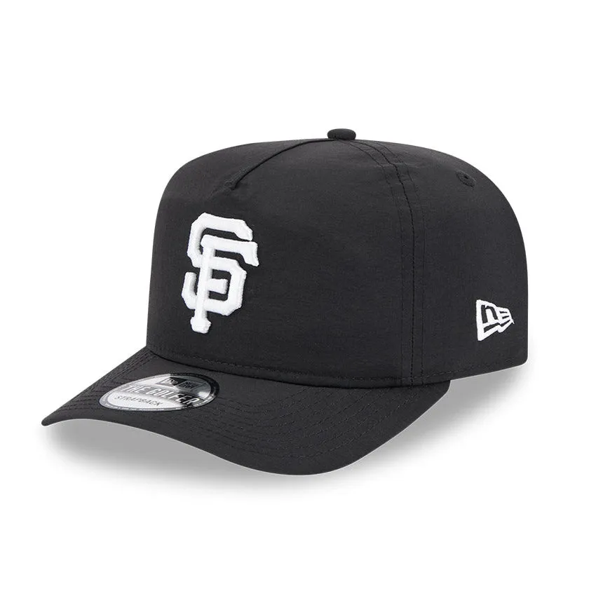New Era Golfer Everyday Nylon San Francisco Giants Strapback Hat - Black