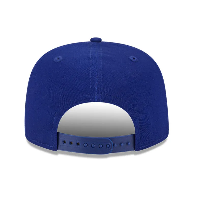 New Era Golfer Team Chain Stitch Los Angeles Dodgers Logo Patch Snapback Hat - Royal