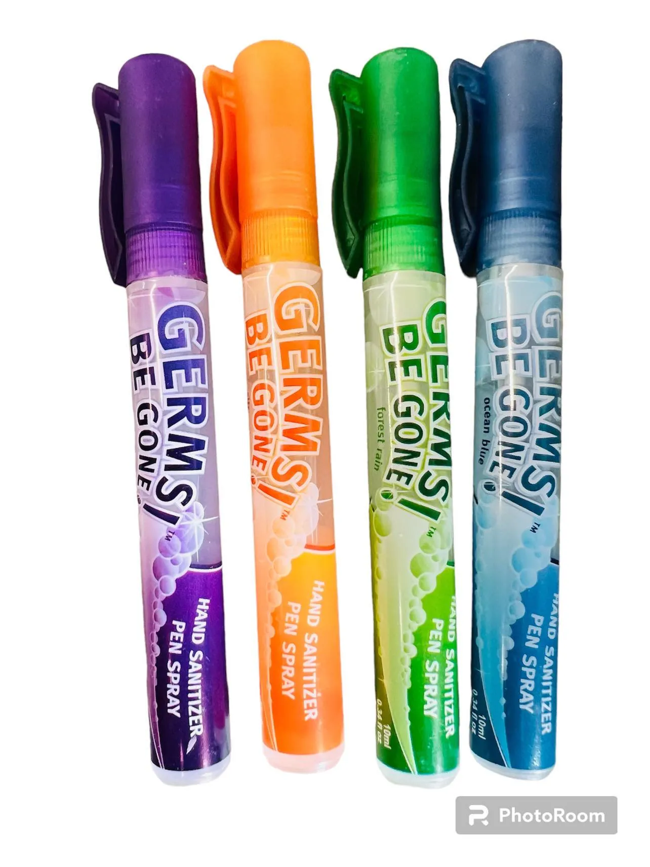 NEW Germs Be Gone! Hand Sanitizer Pen Spray - 4pk