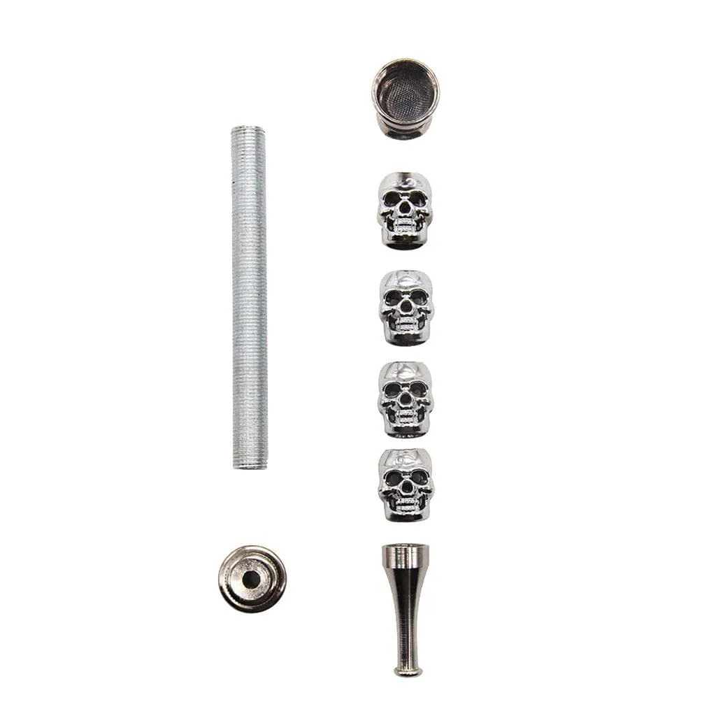 NEW MERISHOPP 1pc Metal Skull Pipe Tobacco Pipes Lightweight Gift for Father Husband Collectibles | Tobacciana | Pipes | Other Collectible Pipes
