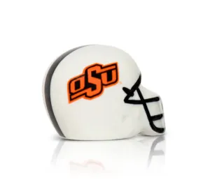 NEW Nora Fleming Oklahoma State Helmet Mini
