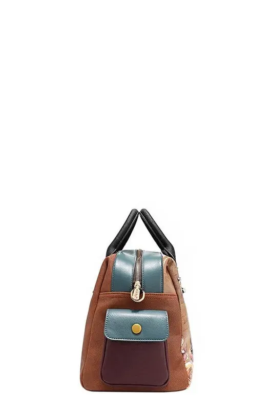 Nicole Lee USA Eco-Leather Boston Bag