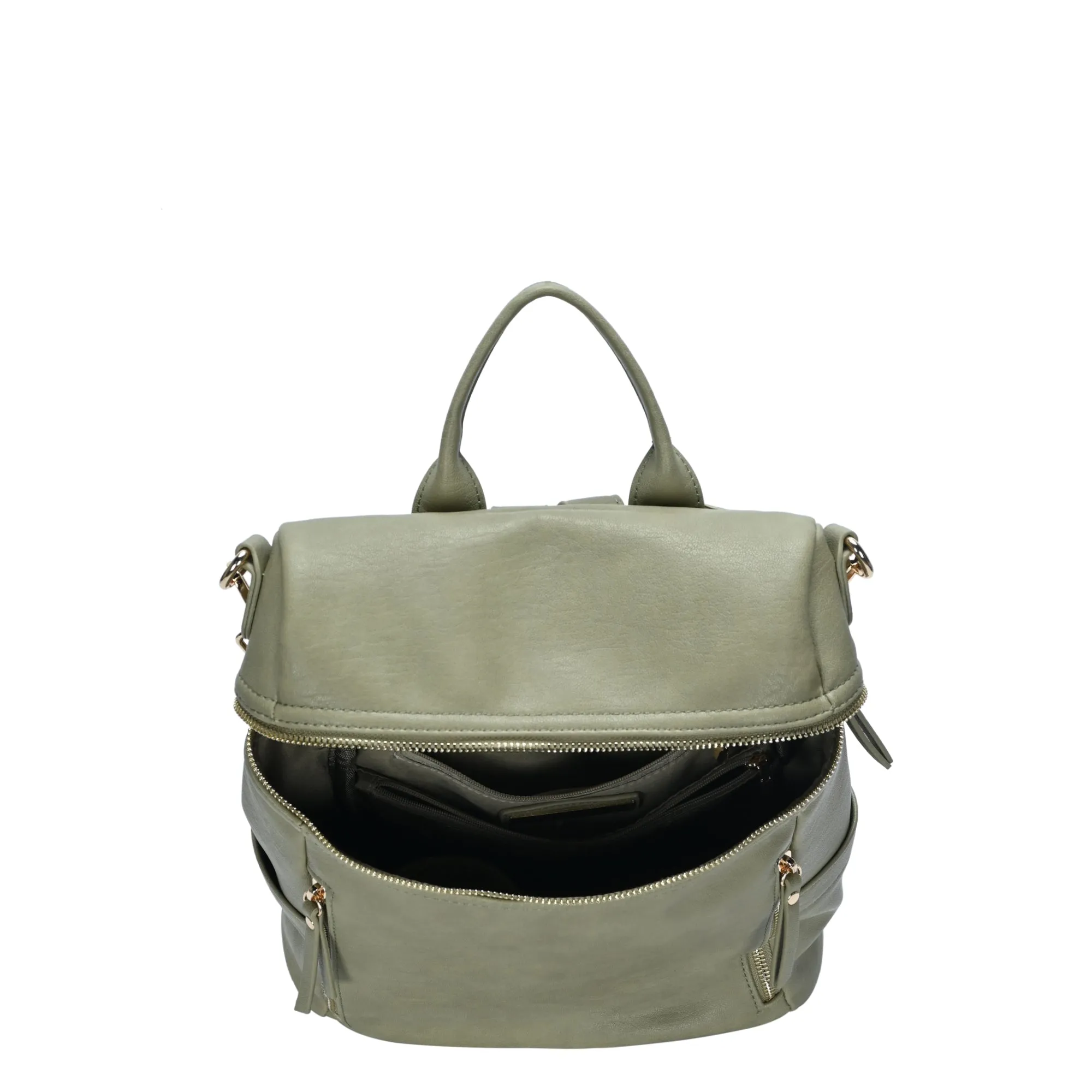 Nyra Webbing Strap Convertible Backpack Purse