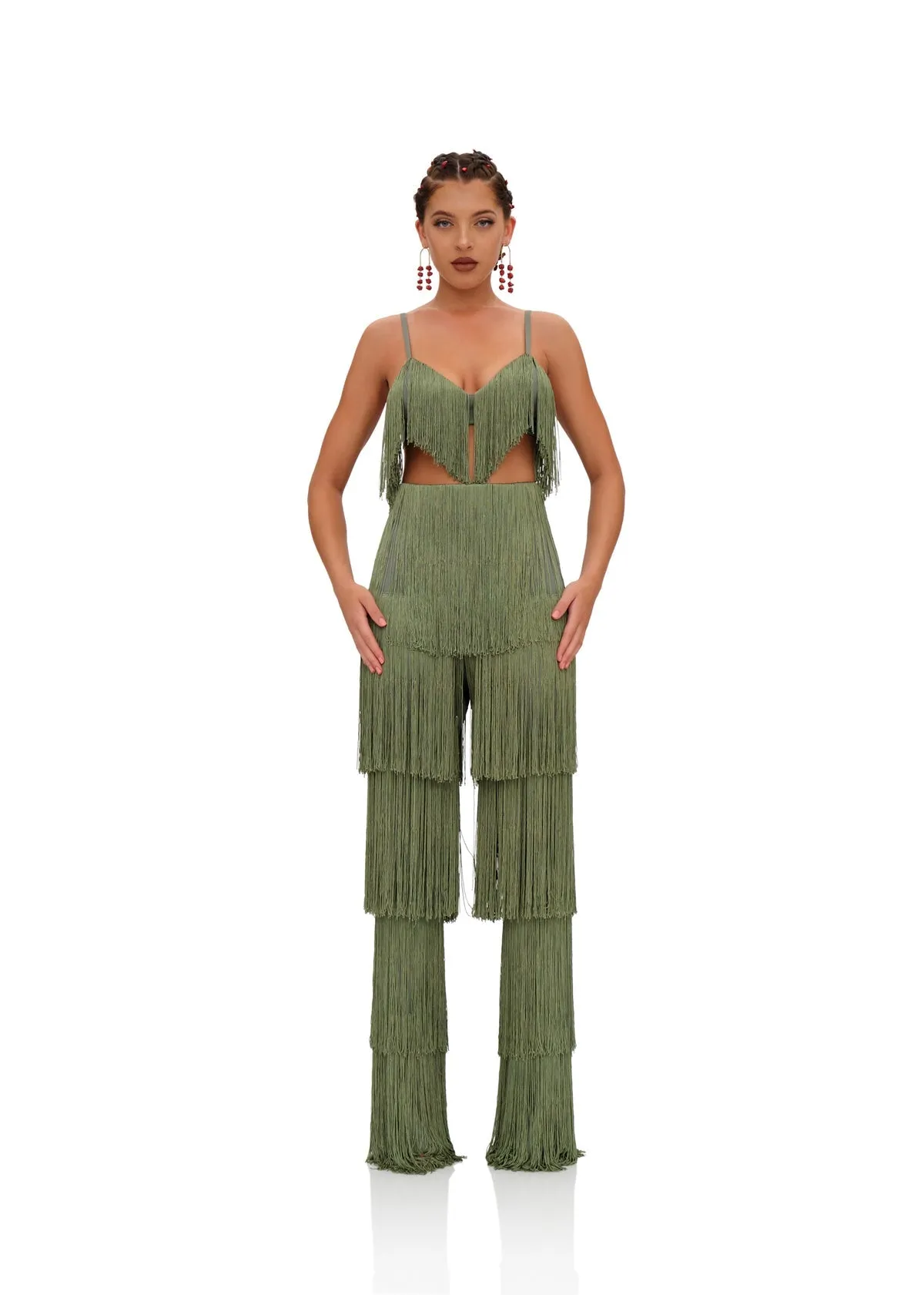 Obi Bralette Fringe Top
