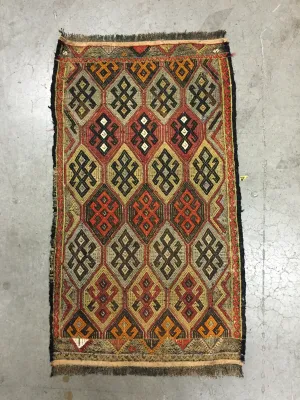 Old Mini Cicim Kilim