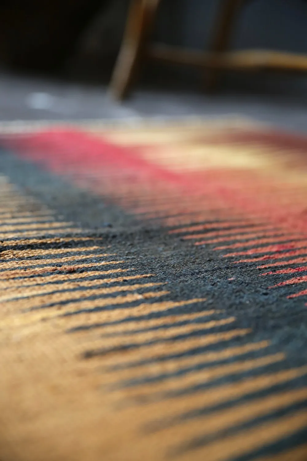 Old Mini Milas Kilim 3.3ftx3.3ft