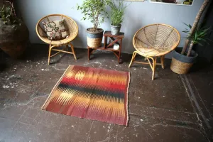 Old Mini Milas Kilim 3.3ftx3.3ft