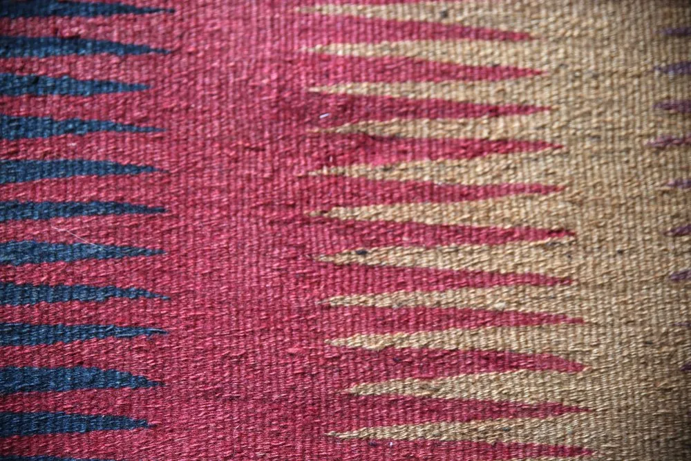 Old Mini Milas Kilim 3.3ftx3.3ft