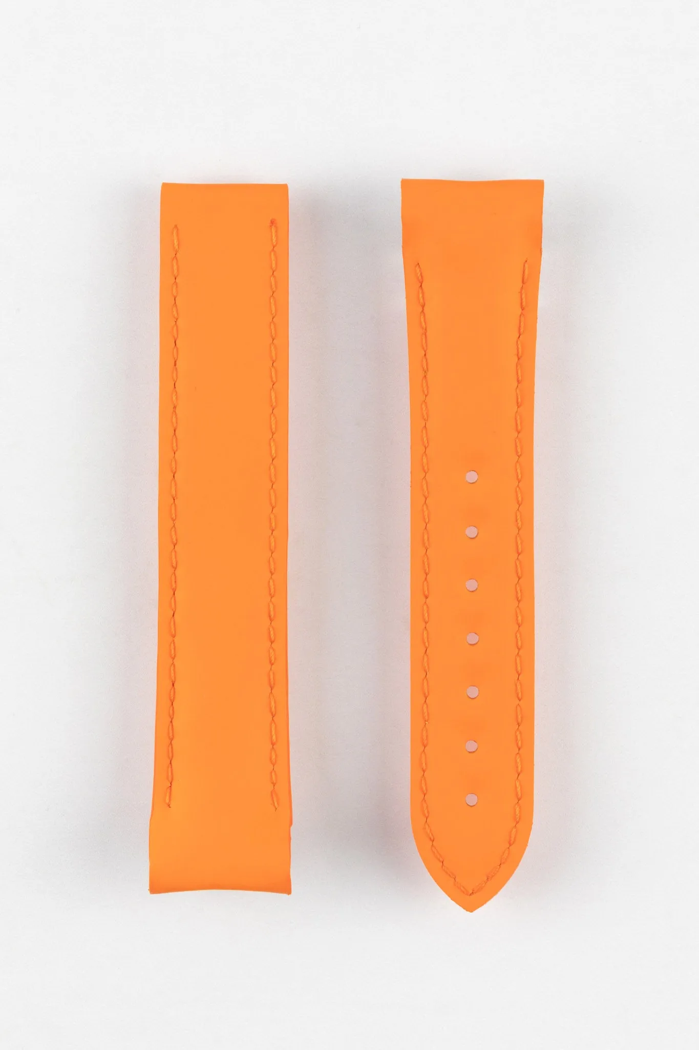 OMEGA 98000337 Planet Ocean 18mm Deployment Rubber Watch Strap in ORANGE