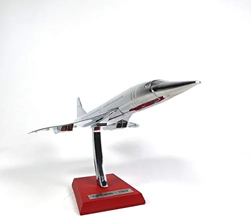 OPO 10 - Aerospace Concorde 1969 Scale 1/200 (30 cms) Silver - Airplane Silve...
