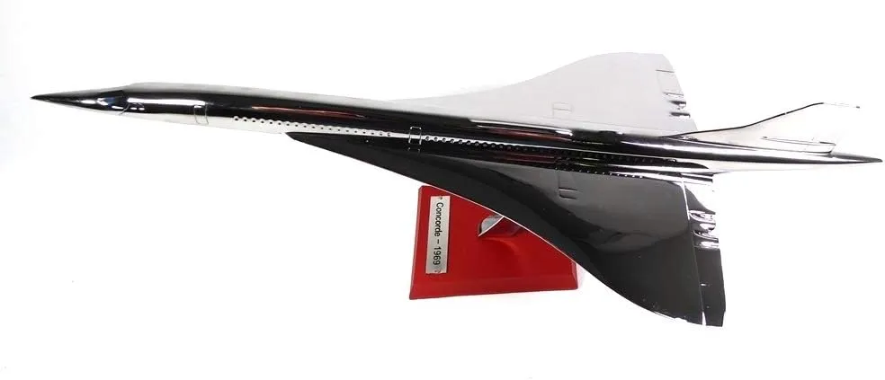 OPO 10 - Aerospace Concorde 1969 Scale 1/200 (30 cms) Silver - Airplane Silve...