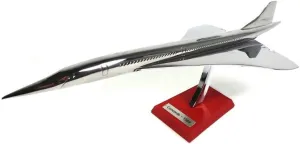 OPO 10 - Aerospace Concorde 1969 Scale 1/200 (30 cms) Silver - Airplane Silve...