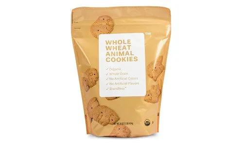Organic Whole Wheat Animal Cookies