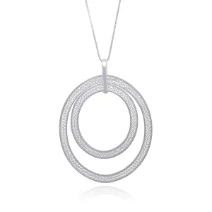 ORINOCO SILVER MEDIUM ADJUSTABLE NECKLACE