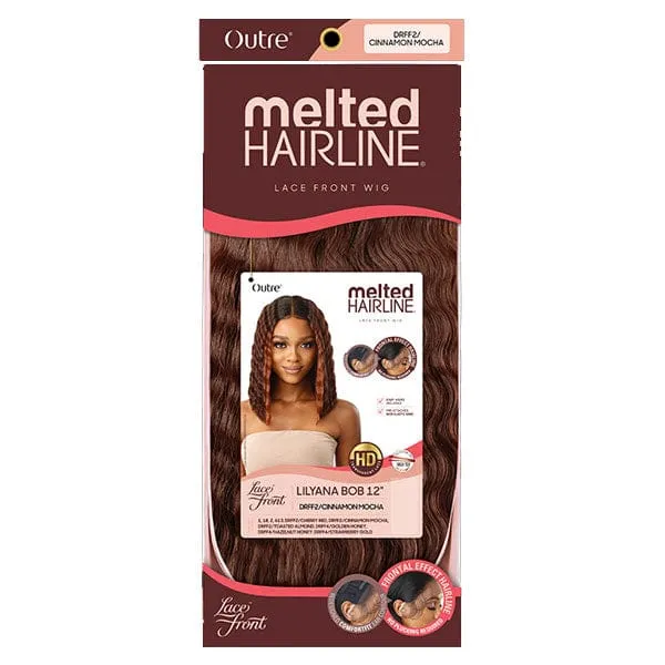 Outre Synthetic Melted Hairline HD Lace Front Wig - LILYANA BOB 12"