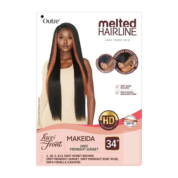 Outre Synthetic Melted Hairline HD Lace Front Wig - MAKEIDA