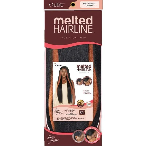 Outre Synthetic Melted Hairline HD Lace Front Wig - MAKEIDA