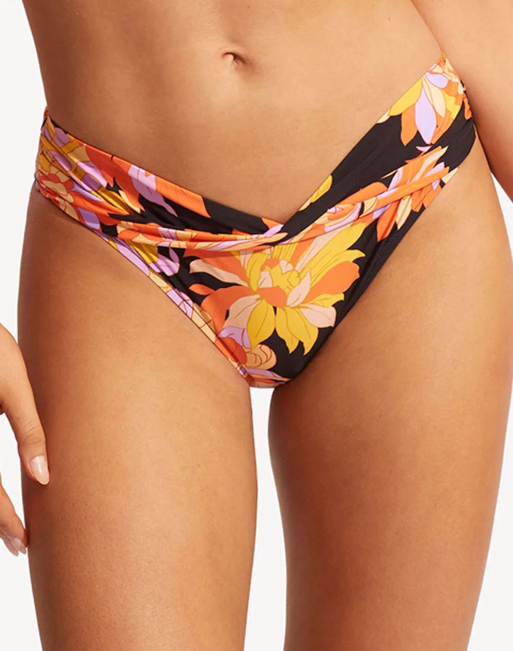 Palm Springs Twist Band Bikini Bottom