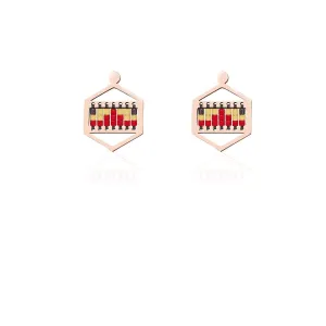 Palo Alto | 18k Rose Gold | Boho Earrings