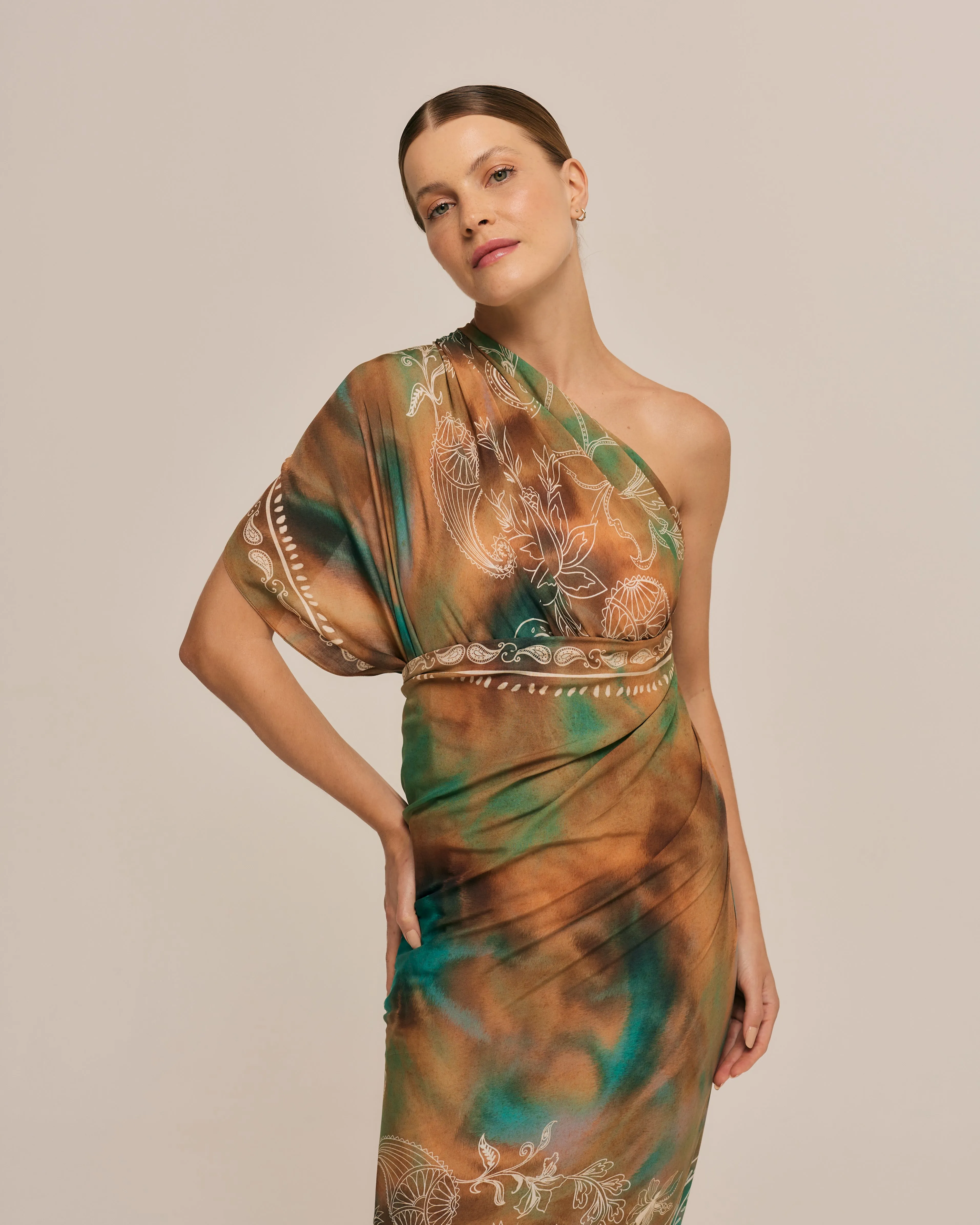 Panneau Tie-Dye em viscose | 130x200cm