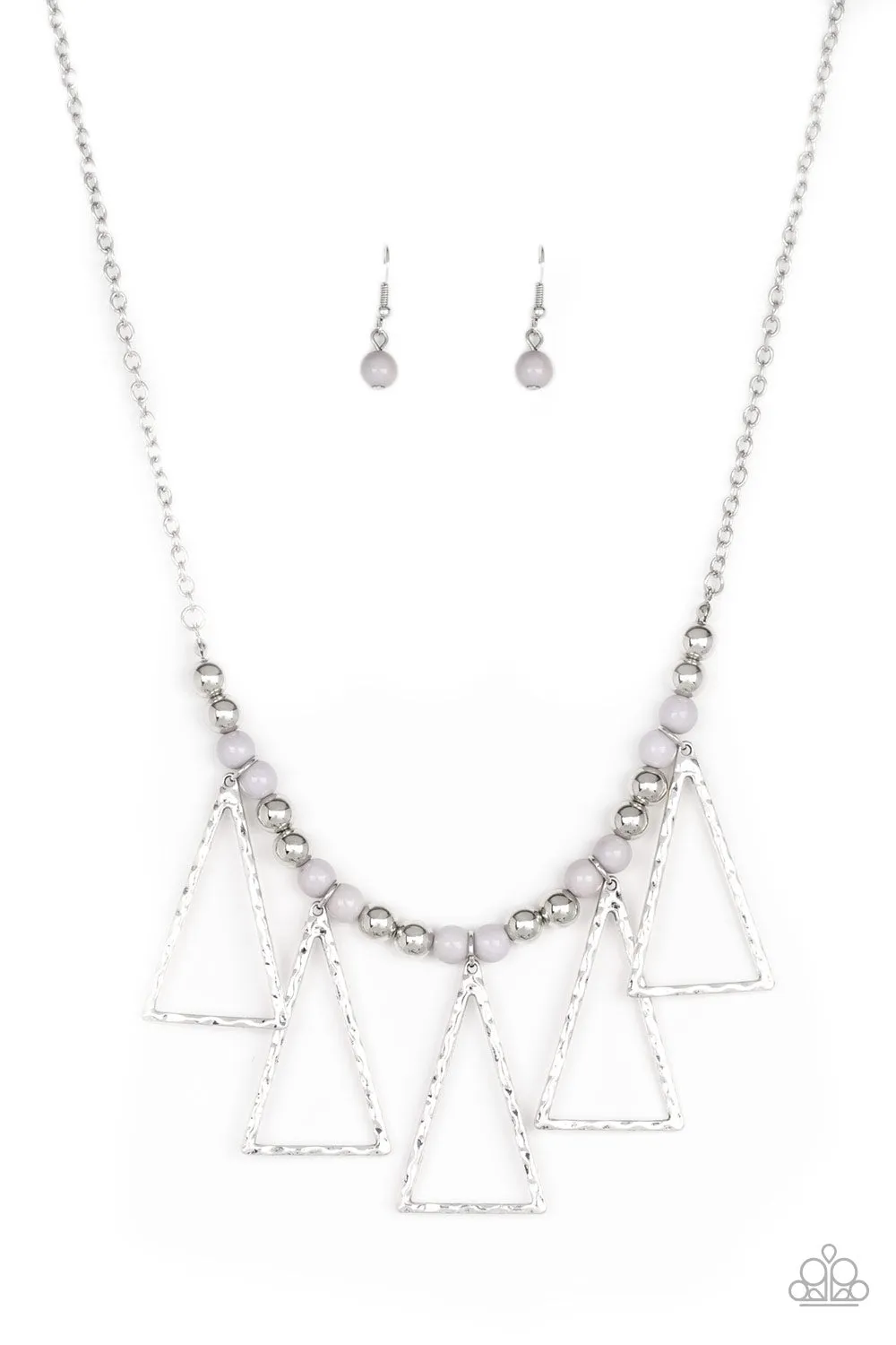 Paparazzi Accessories - Terra Nouveau - Silver Necklace