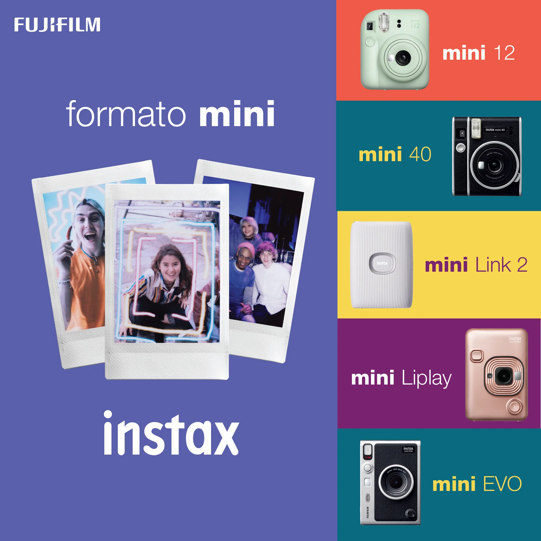 Paquete Película Instax Mini 100 fotos