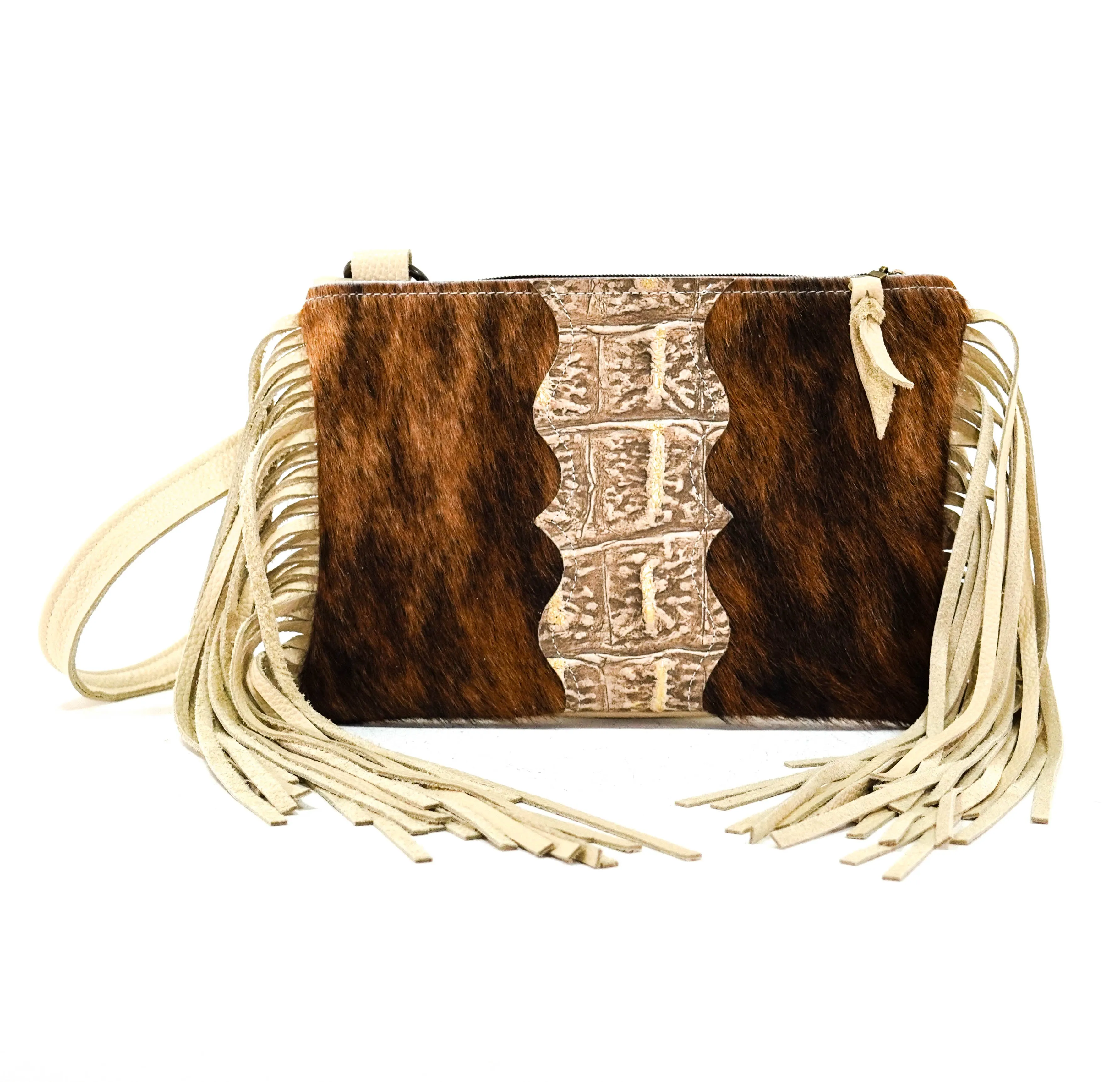 Patsy - Brindle w/ Ivory Jumbo Croc
