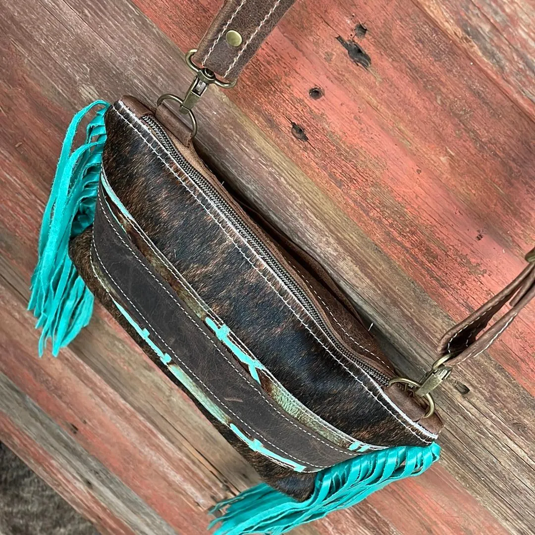 Patsy - Dark Brindle w/ Turquoise Brands