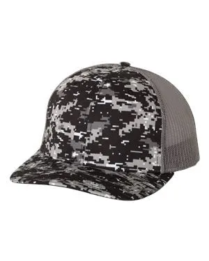 Patterned Snapback Trucker Cap