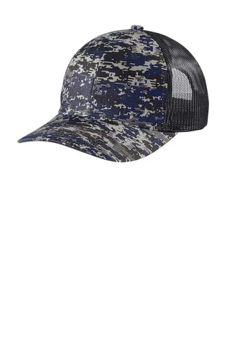 Patterned Snapback Trucker Cap