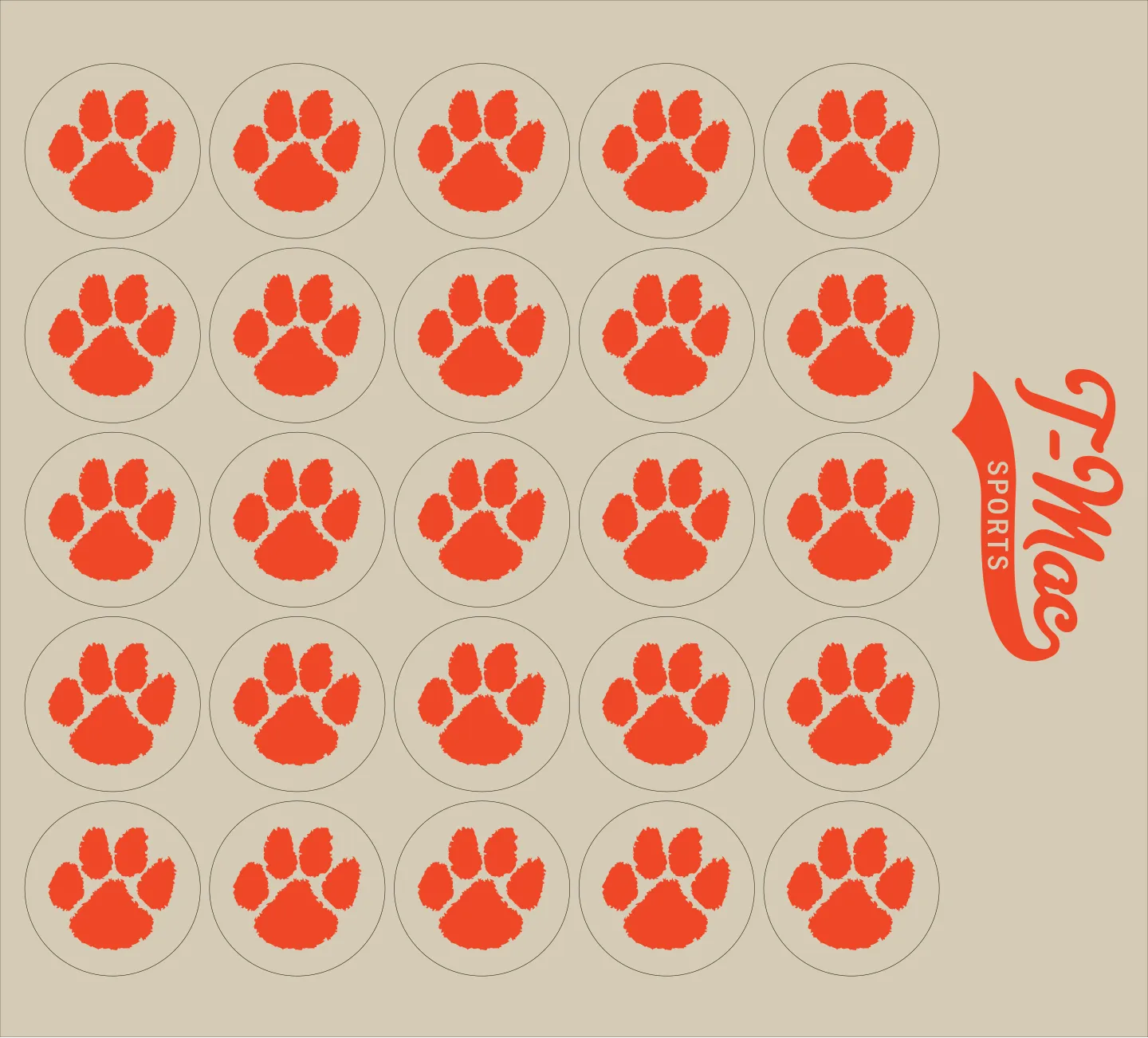 Paw Mini Award Decals