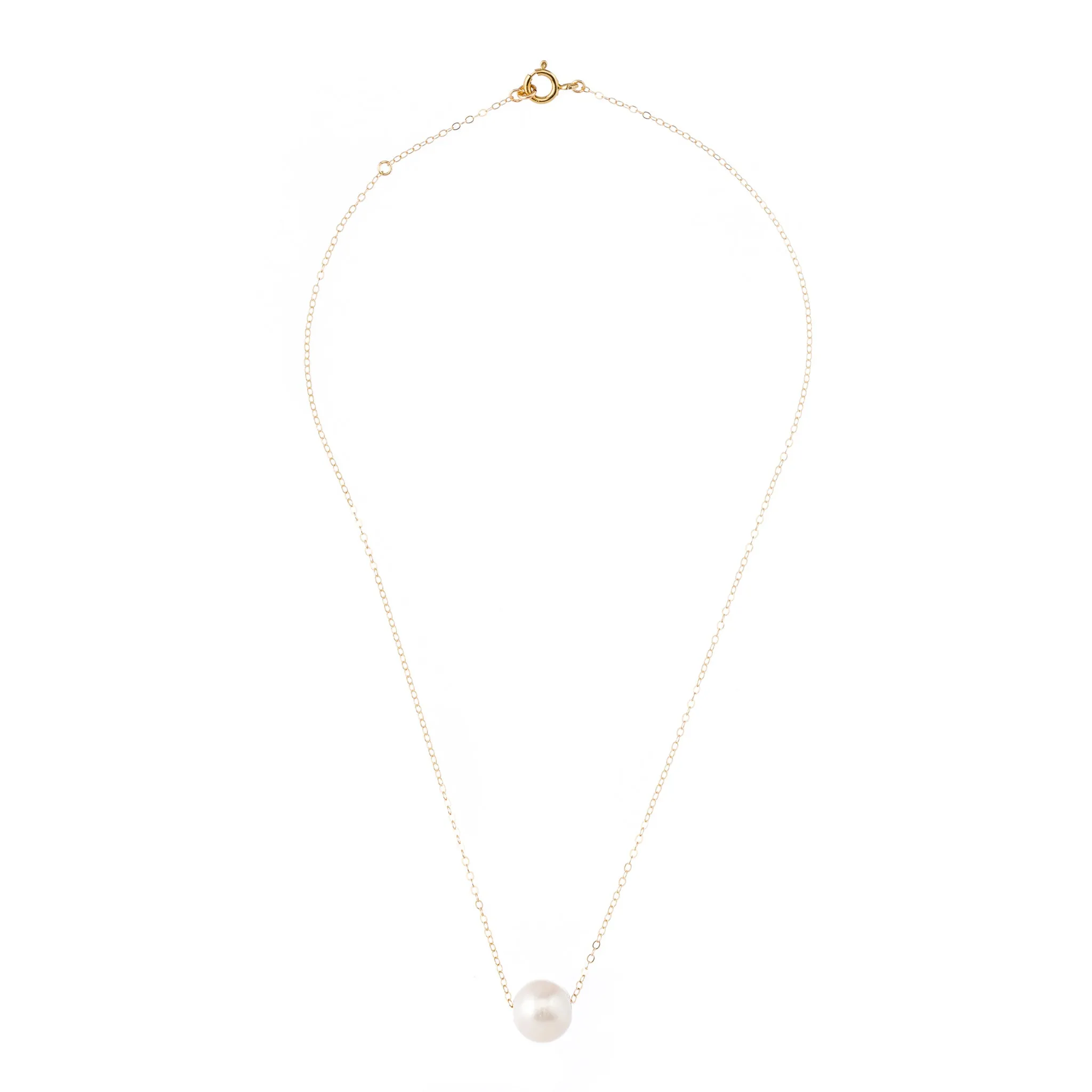 Pearl on Chain Necklace