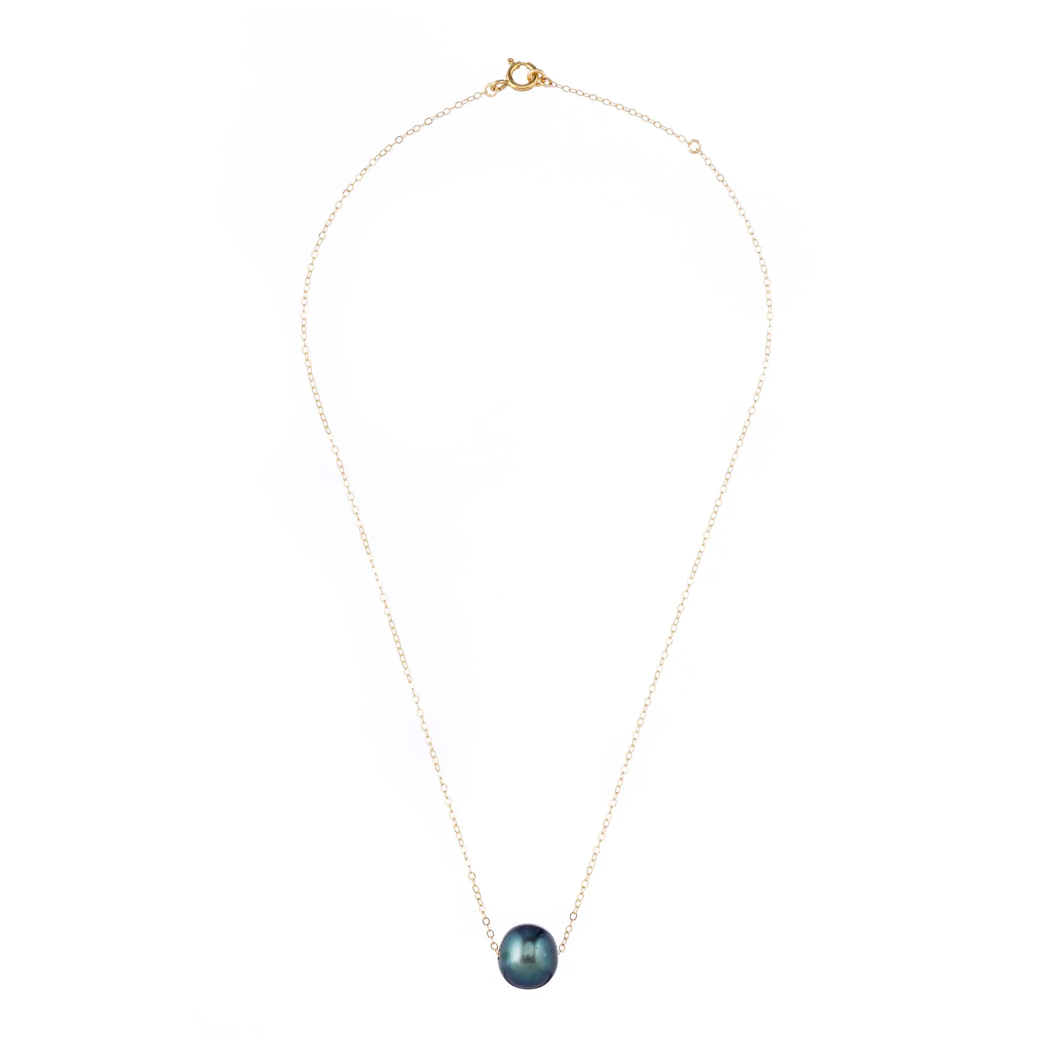 Pearl on Chain Necklace
