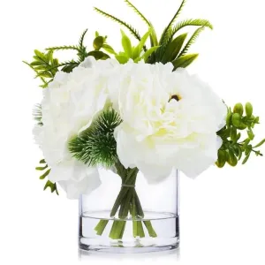 Peony Centerpiece in Vase